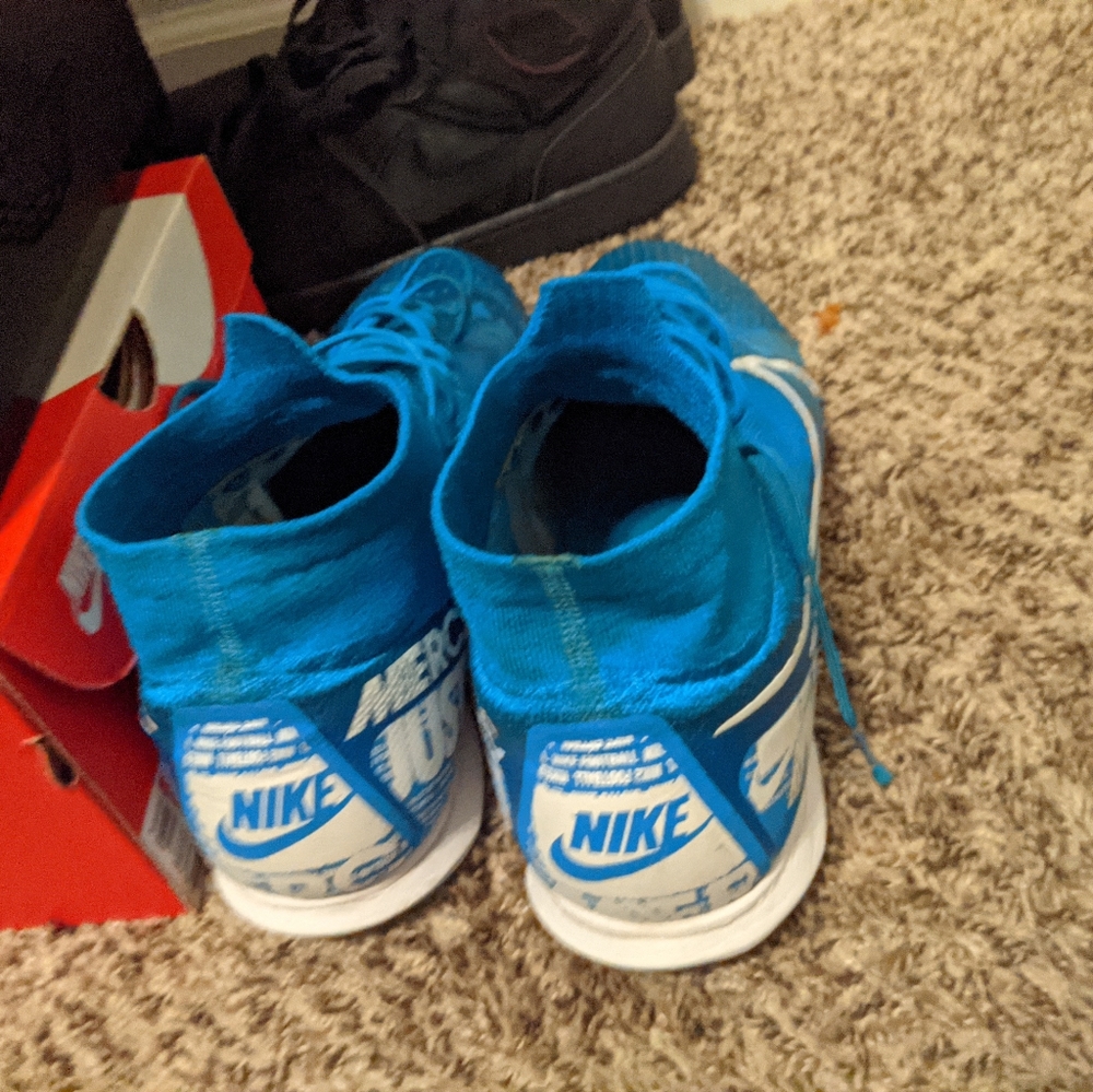Nike mercurial Superfly elite sky blue 🔵💙 whites 🤍🐻‍❄️ #rare